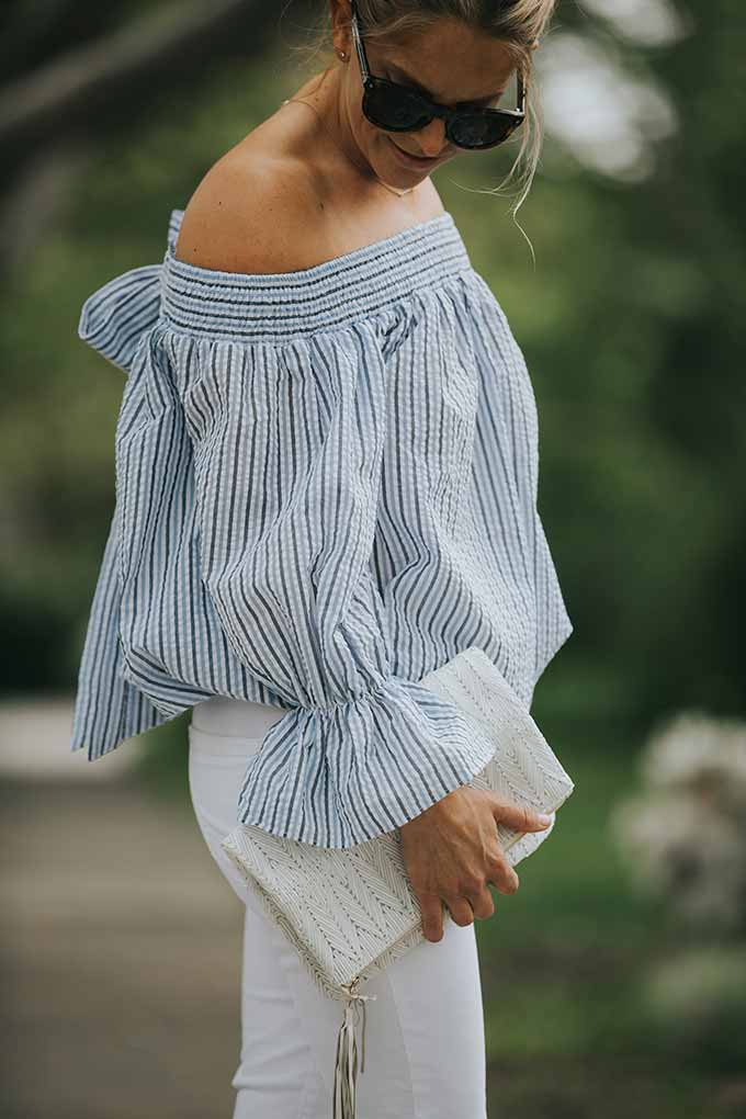 off the shoulder summer top