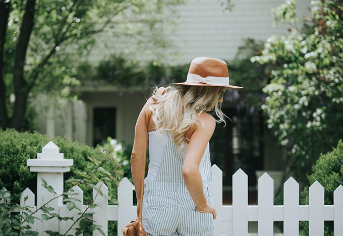 overalls and hat attack hat
