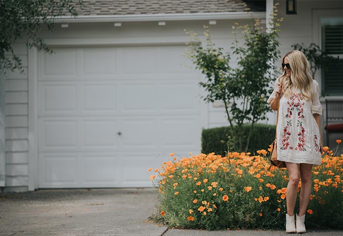 Free People Embroidered Dress