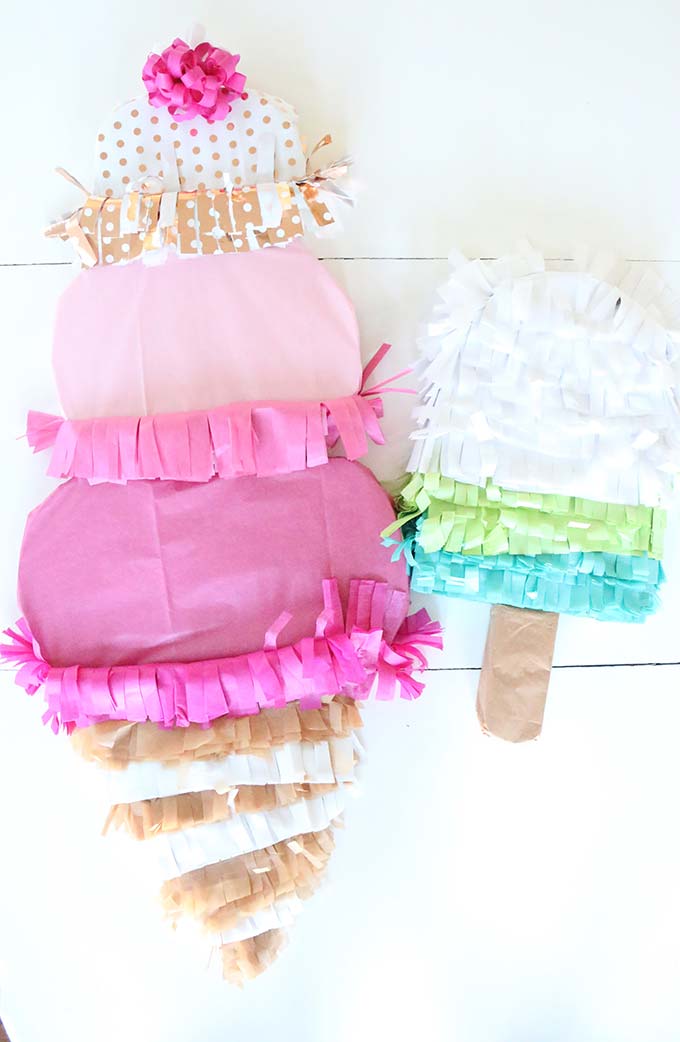 Homemade Summer Piñatas 