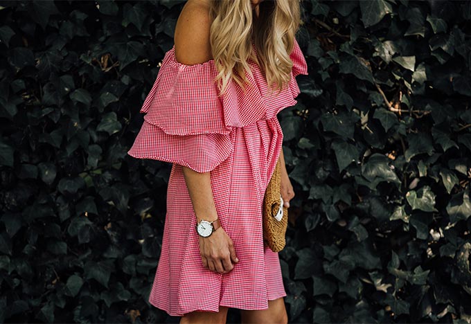 Chic Wish Off Shoulder Dress