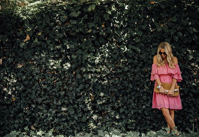 Chic Wish red gingham dress