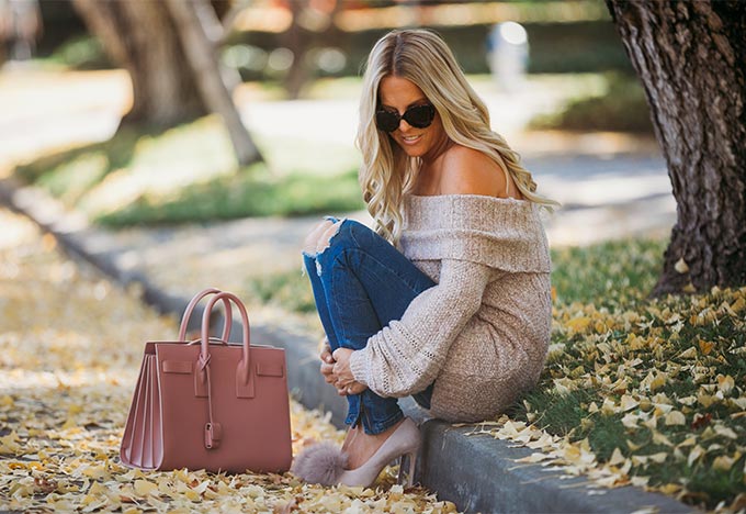 Whiskey & Lace Blog - Puff Sleeves and Pom Pom Perfection