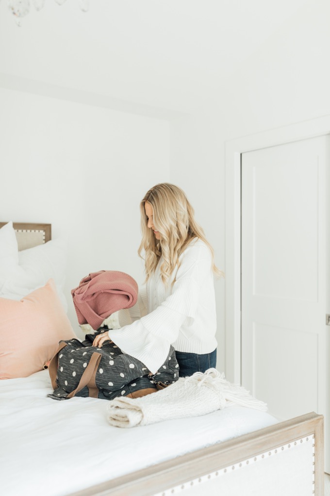 Erik Altes from Whiskey and lace blog packing for trip