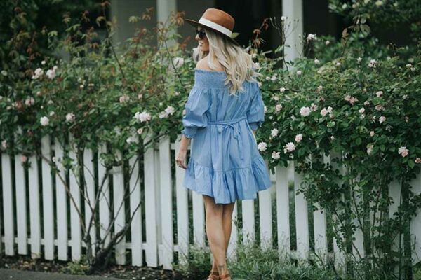 Girly blue dress from shopbop.com