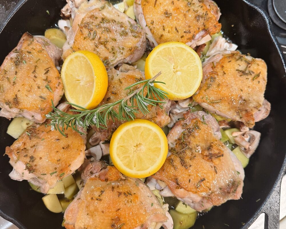 rosemary chicken thigh recipe